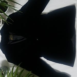 Highland Queen Black Velvet Blazer